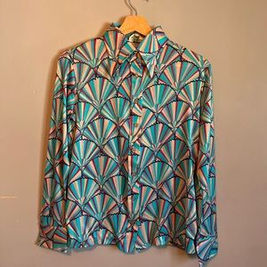 Woman 70s Shirt Bohemian